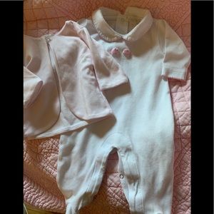 Kissy kissy Footie and jacket
